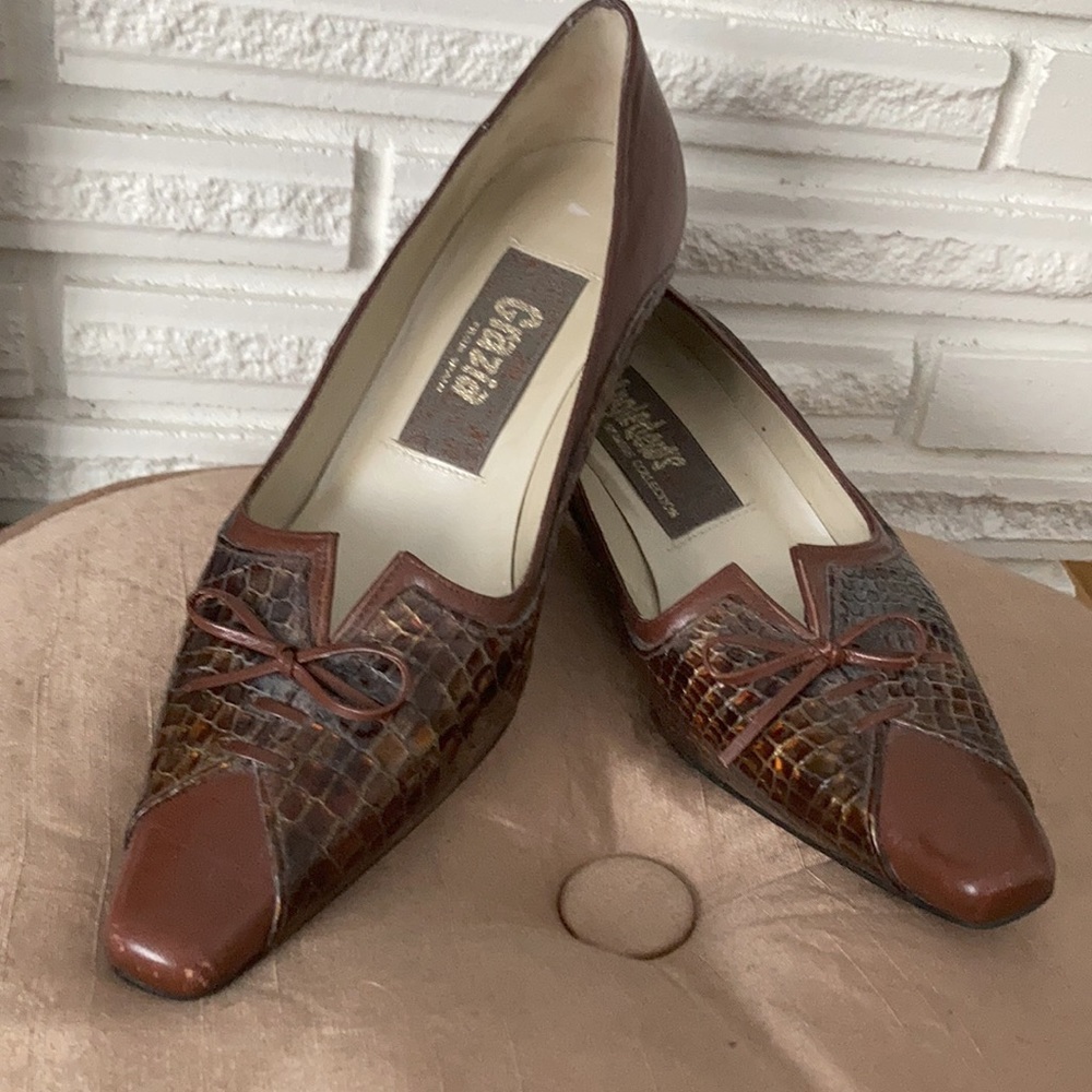 EUC Vintage 90’s Grazia Ingledew’s Spanish Collection Brown Leather H…